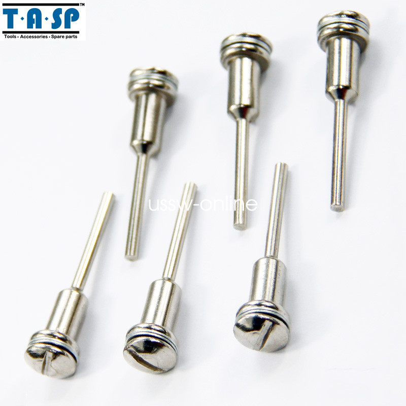6x Screw Head Mandrel Rotary Holder 1/8&Prime; 3.2mm Shank for Dremel 1/4&Prime; Arbor Hole