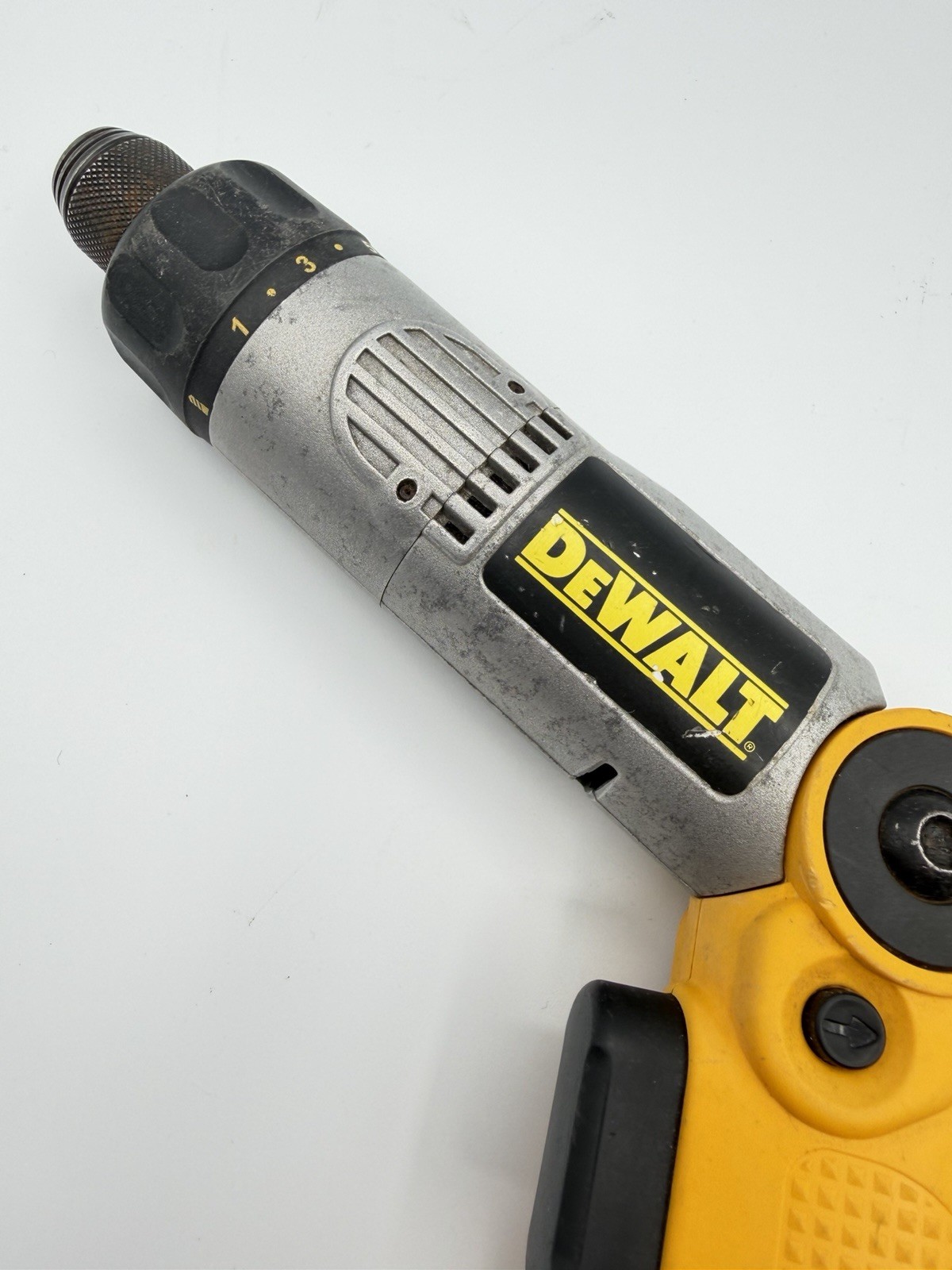 DeWalt 7.2V DW920 Cordless Adjust Angle Electric Screwdriver W/Battery Clean