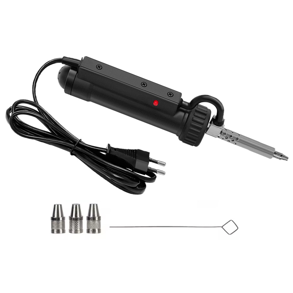 Electric Vacuum Solder Sucker Desoldering Suction Pump Iron Gun Drill Rod Tool