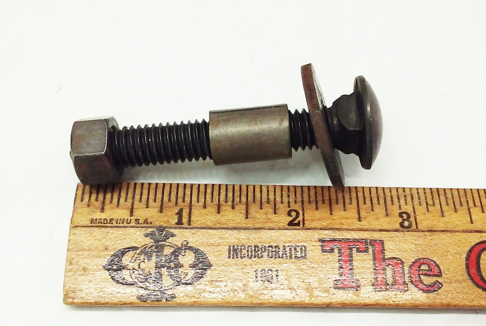 Craftsman 113 12&Prime; band saw Trunnion lock handle bolt w/ spacer nut washer