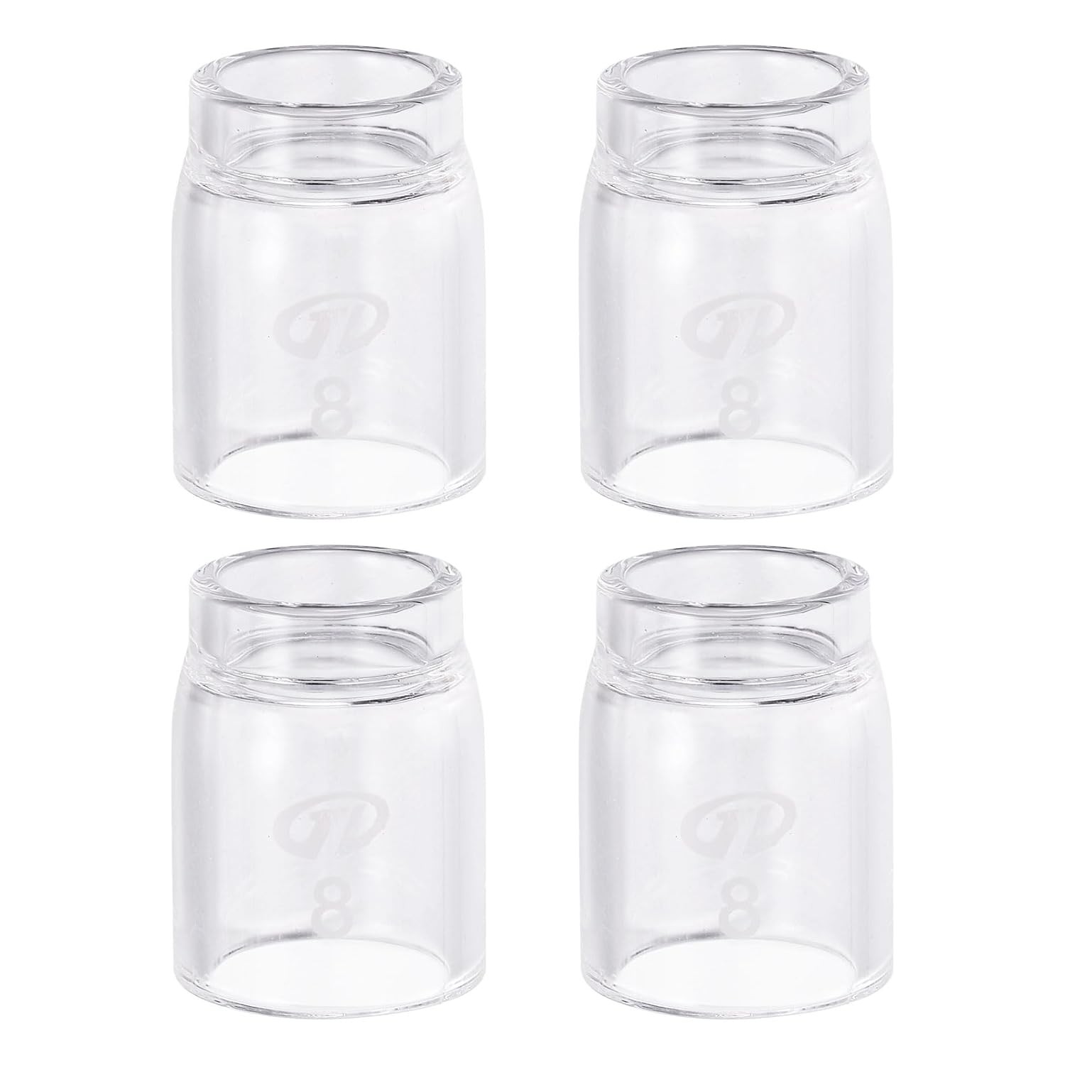 4pcs Quartz Shield Cup Nozzles 8# 13N12 Glass Welding Torch Tips Set