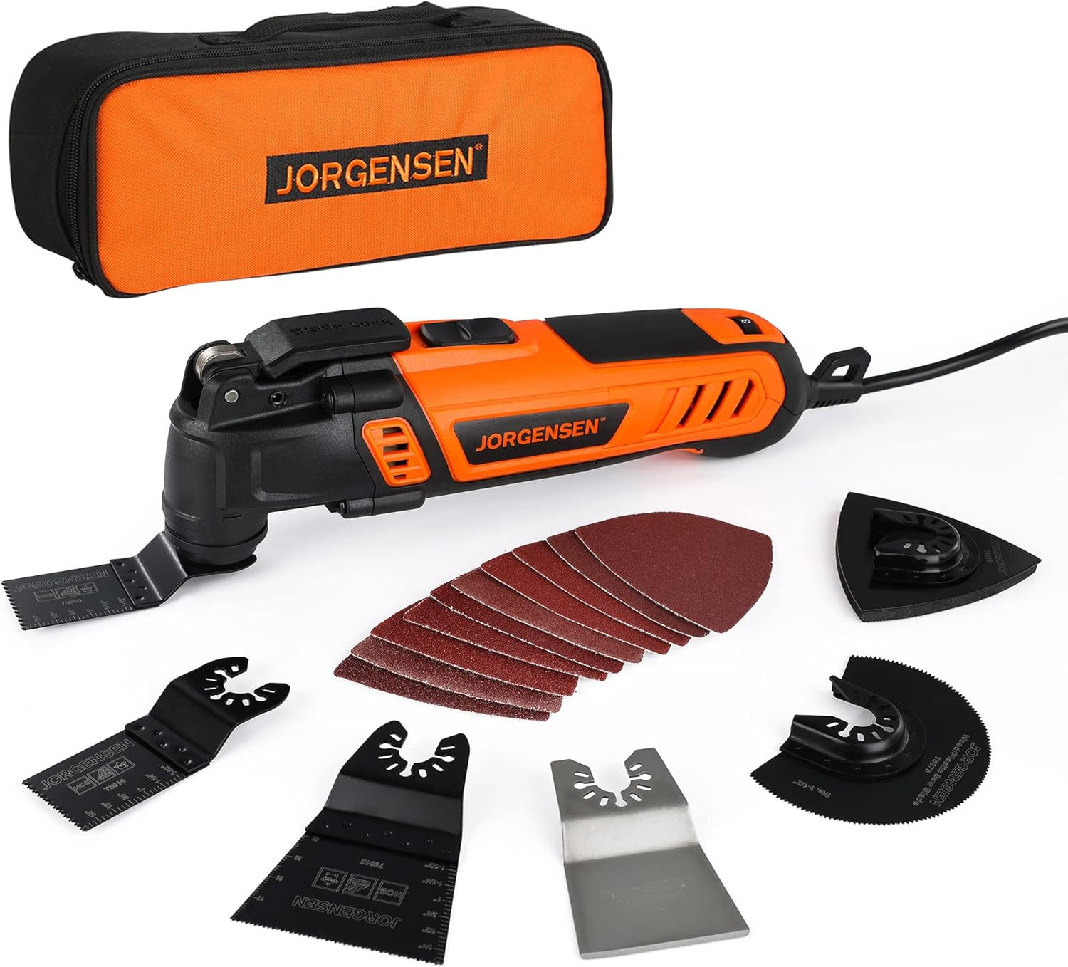 4 Amp Oscillating Multi-Tool with 16 Blades and Carrying Bag