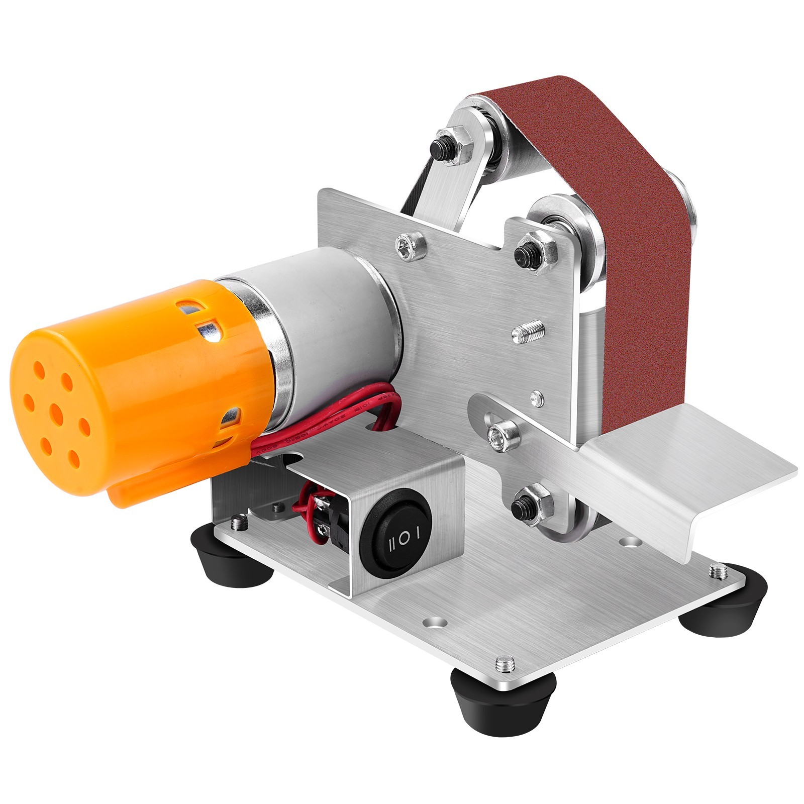 775 Motor Mini Belt Sander 7-Speed Desktop Polishing Grinding Machine DIY US