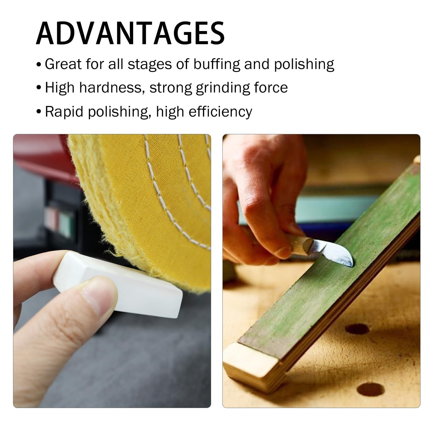 Professional 4 Oz. Buffing Polishing Compounds Kit – 3 Pack for Metal Finishing