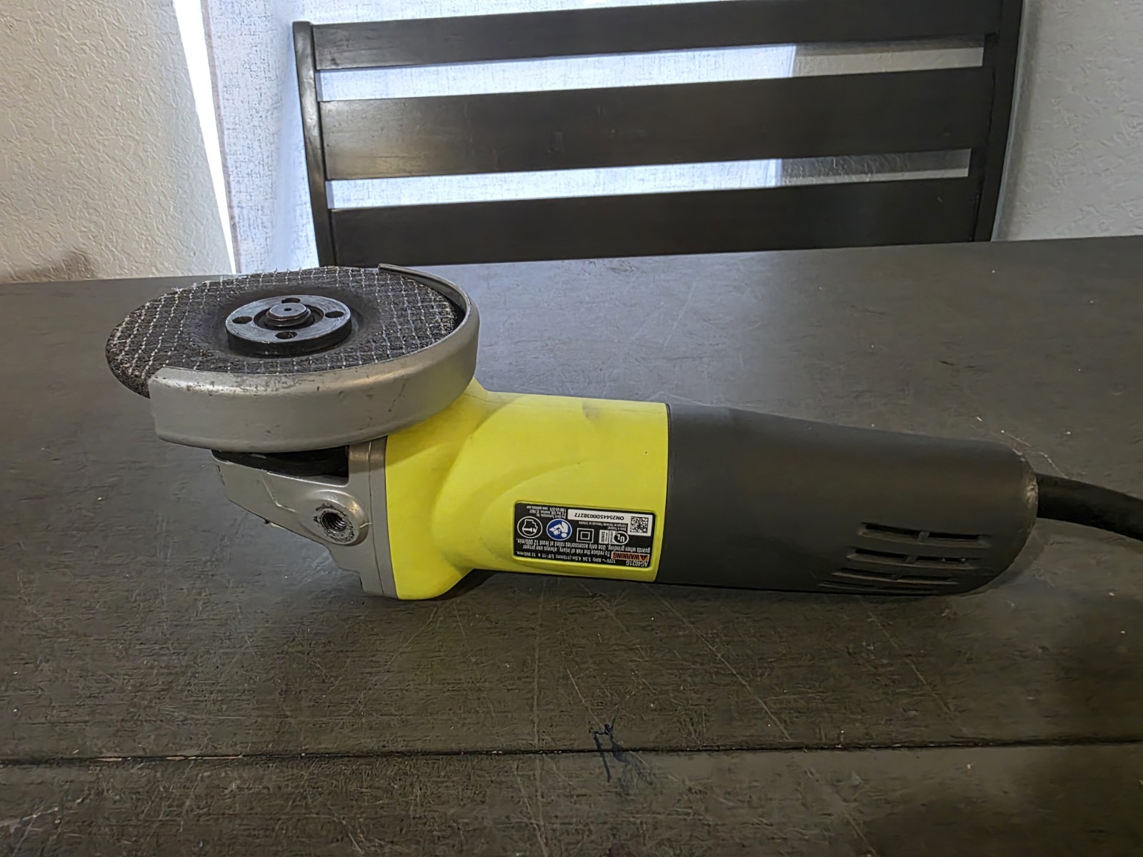 RYOBI 5.5 Amp Corded 4-1/2 in. Angle Grinder