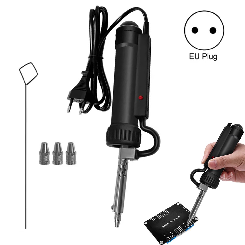 Electric Vacuum Solder Sucker Desoldering Suction Pump Iron Gun Drill Rod Tool