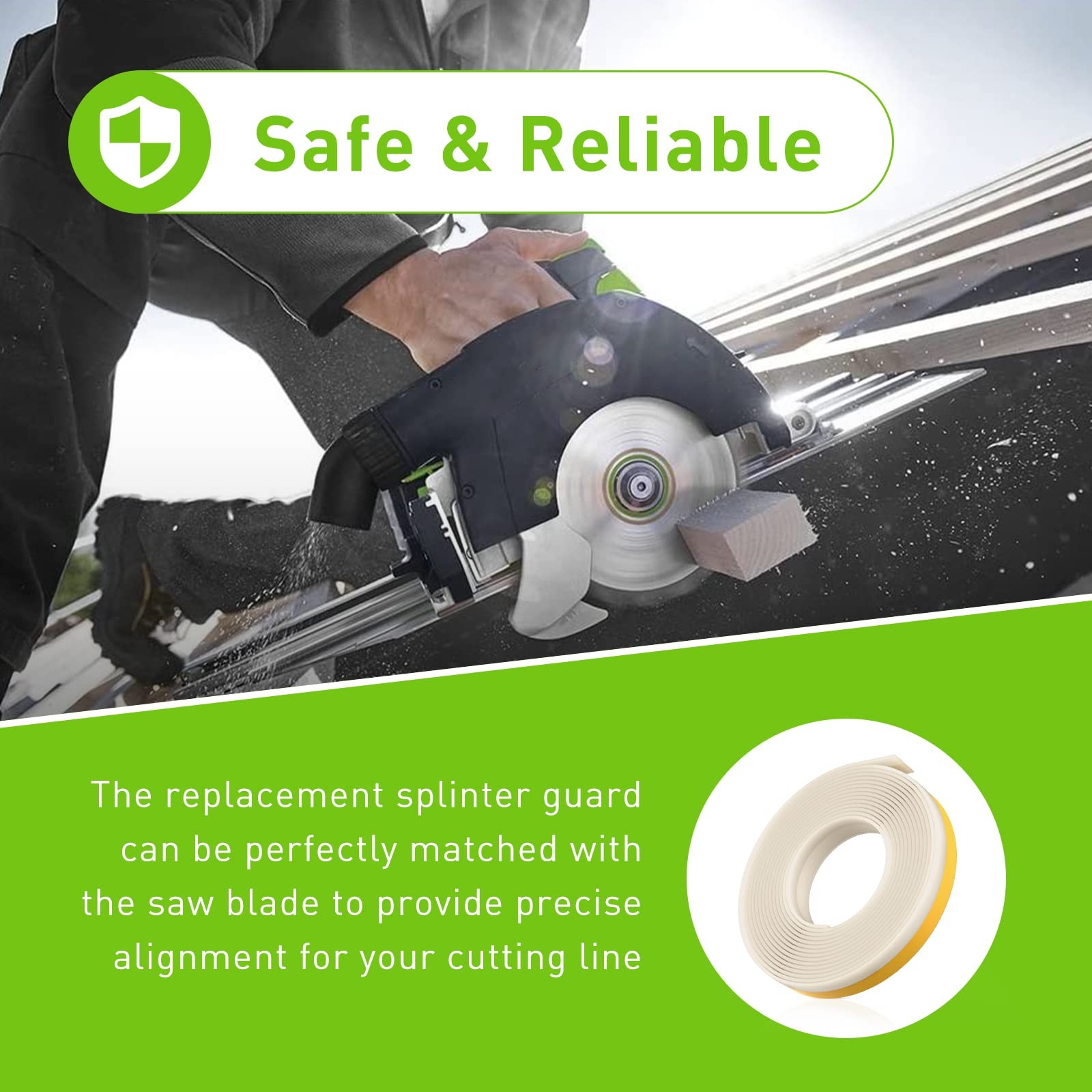 495209 Splinter Guard Strip for Festool Track Saw System Guide Rail Tape Clea…