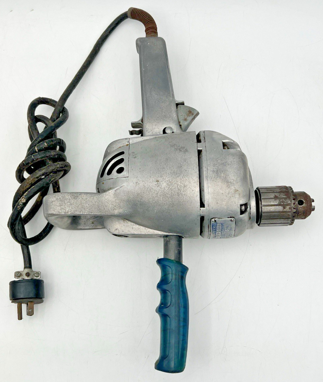 VINTAGE SKIL-DRILL, SKILDRILL, 80, 115V, 4.5A, 450RPM RUNS GOOD, GUARANTEED