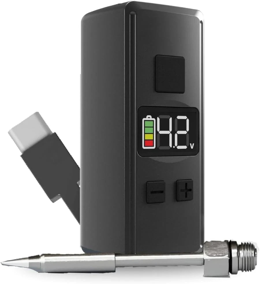 Mini Rechargeable Soldering Iron Pen, with Built-In USB C Battery Cable, Adjusta