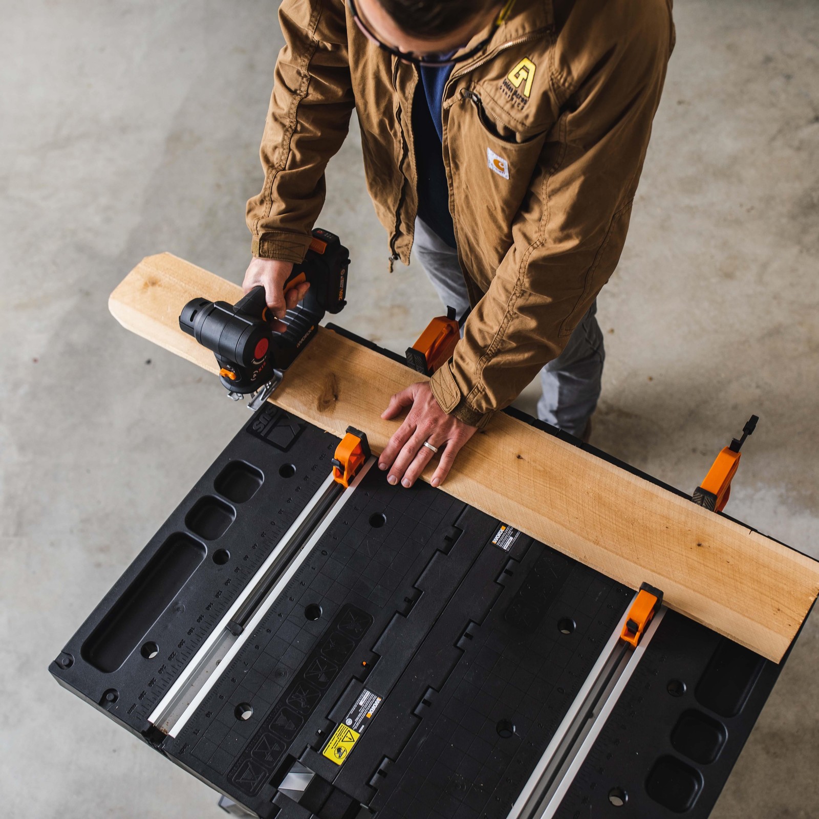 WX550L Worx Axis 20V PowerShare Cordless Reciprocating & Jig Saw
