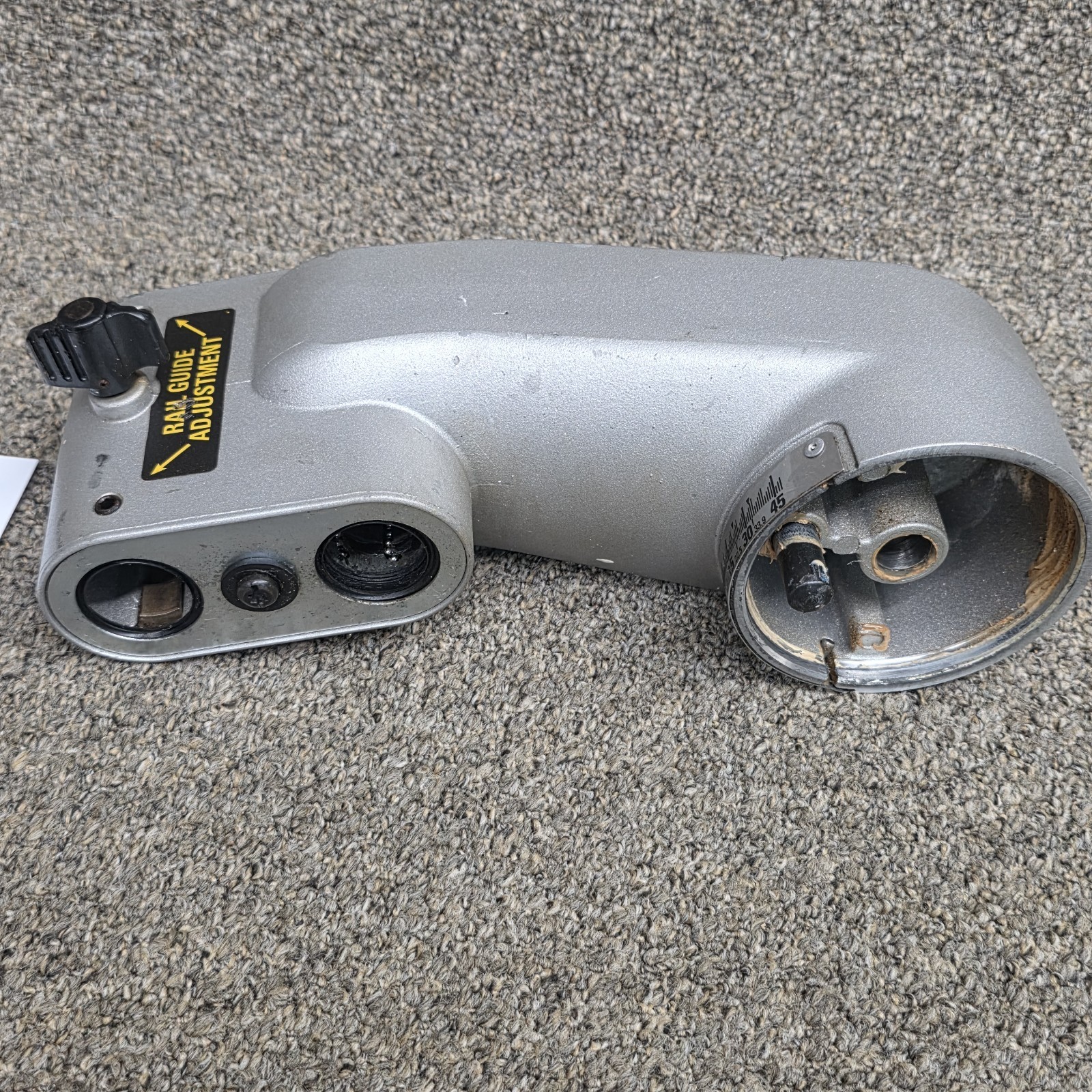 dewalt DW708 miter saw parts ( bevel housing & hardware)