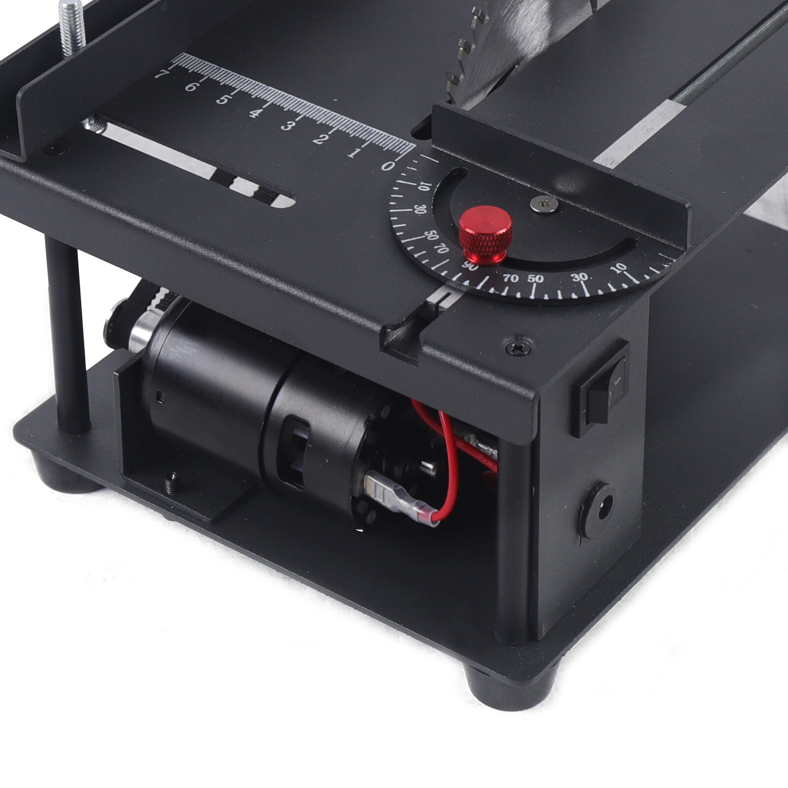 Mini Sliding Table Saw Woodworking DIY Hobby Model Cutting Bench Saw Household