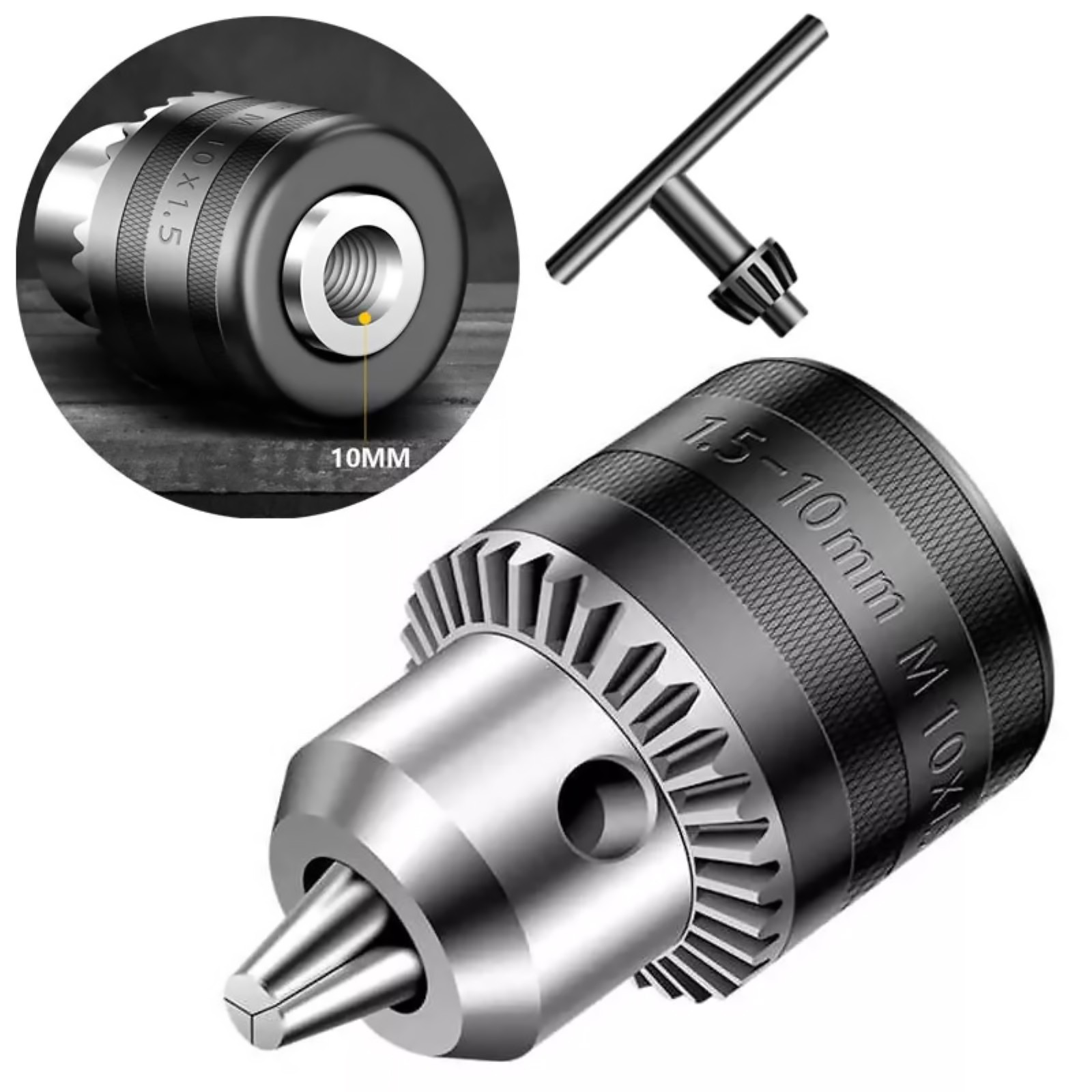 New 1.5-10mm M10 Angle Grinder Electric Drill Chuck Head Adapter Accessories