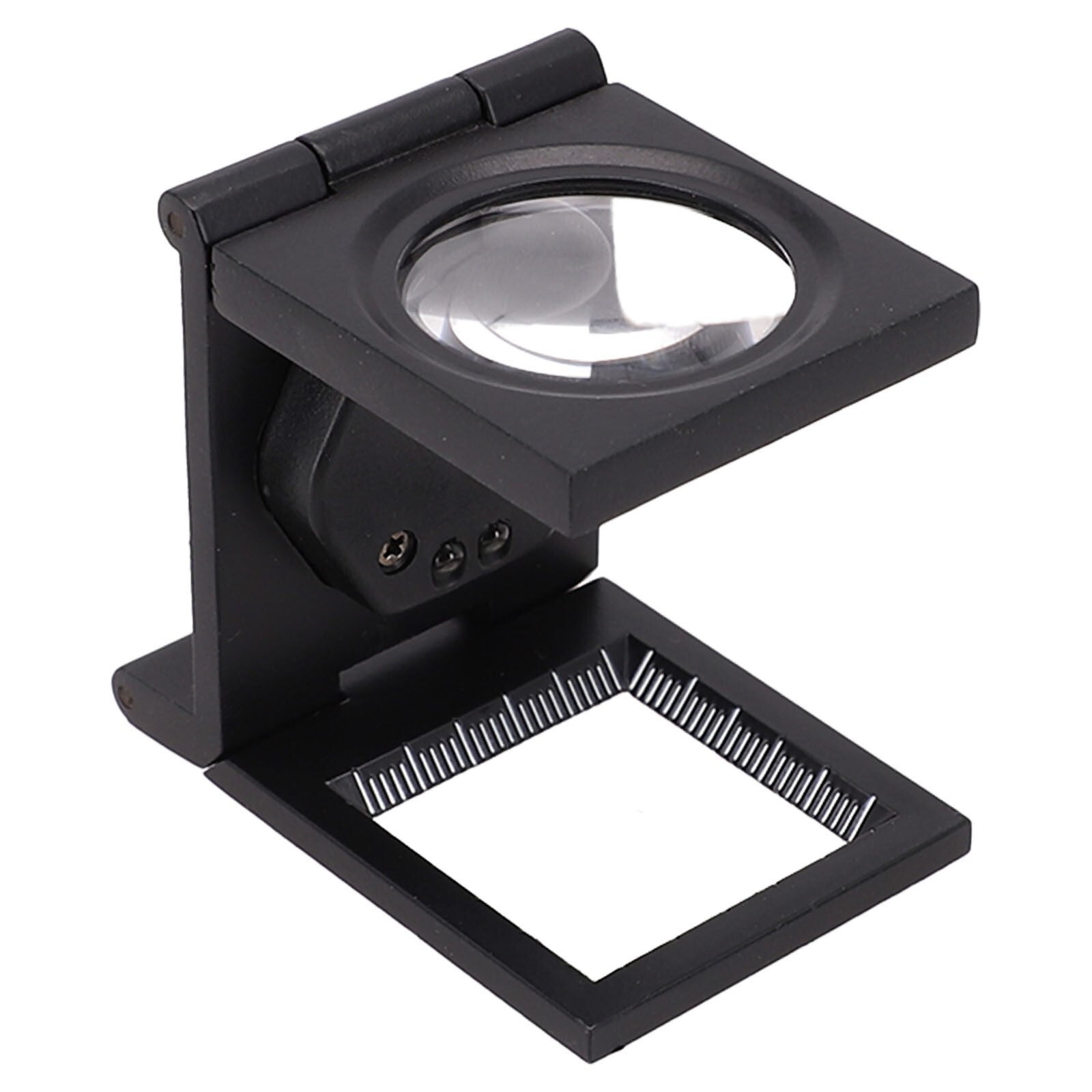 Metal Linen Tester With Foldable Stand And LED Lights For Cloth Inspection