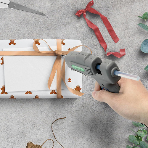 Mini Hot Glue Gun Kit with 30 Sticks – Fast Small, Grey-new Packaging