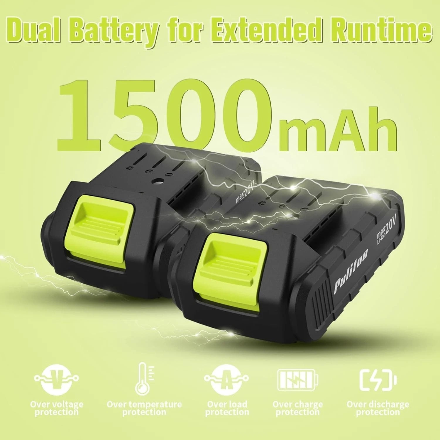 Precision 20V Electric Screwdriver Set with Dual Batteries & Variable Speed