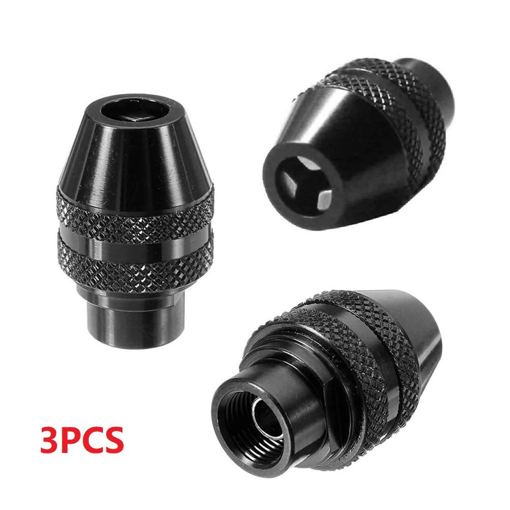 3pc 4486 Multi 0.8-3.2mm Keyless Drill Chuck Rotary Tool for 3000 4000 7700 8200