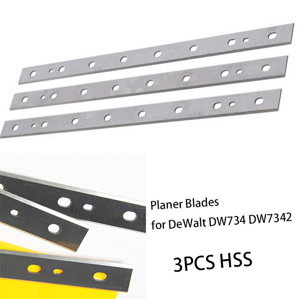 12.5-Inch Compatible Planer Blades For DeWalt Planer DW734,DW7342 – Set of 3
