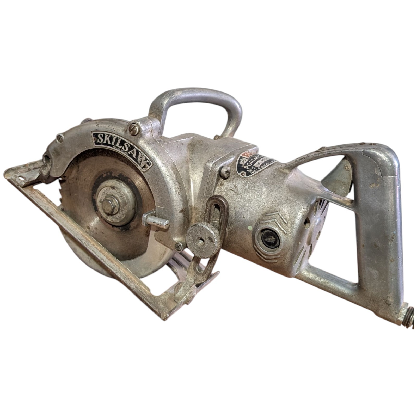 Vintage Skiltools Skill Saw model 67 Working Great Heavy 8ft Cord W/ Blade