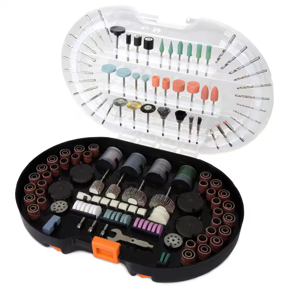 Rotary Tool Accessory Kit with Carrying Case (327-Piece) Free Shipping New