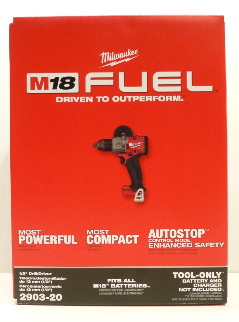 MILWAUKEE 2903-20 ½” DRILL/DRIVER M18 FUEL TOOL ONLY NEW IN BOX!!