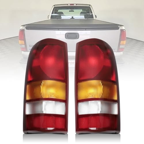 Tail Lights Housing Assembly Compatible with 1999-2006 Silvera-do Red Side