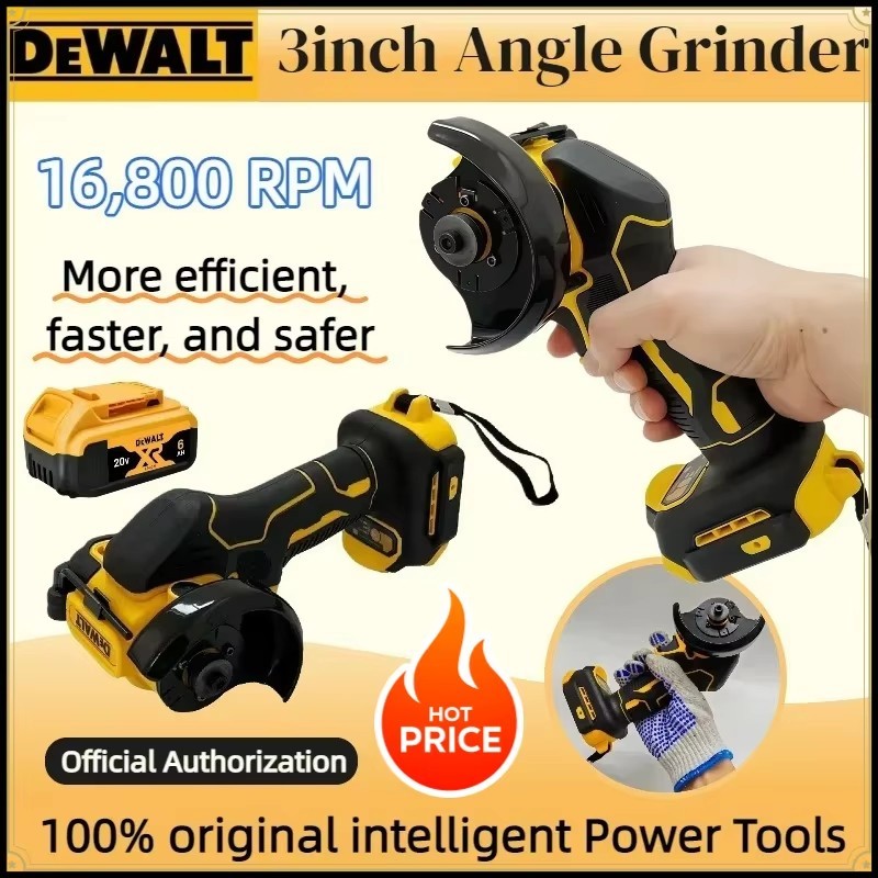 DEWALT 20V MAX XR Brushless 3&Prime; Cut-Off / Mini Grinder Cordless Tool Only – USA