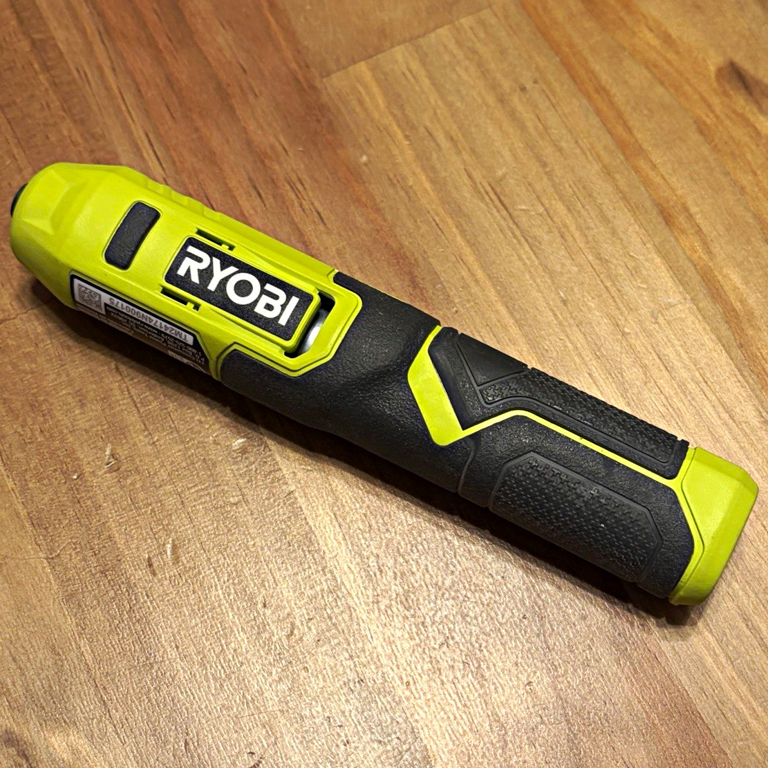 Ryobi FVD01 4V Li-Ion Cordless Screwdriver 1/4&Prime; Keyless 250RPM Green/Black