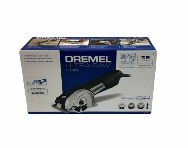 Dremel US40 Ultra-Saw 7.5 Amp Corded Compact Saw Tool Kit with 3 Accessories