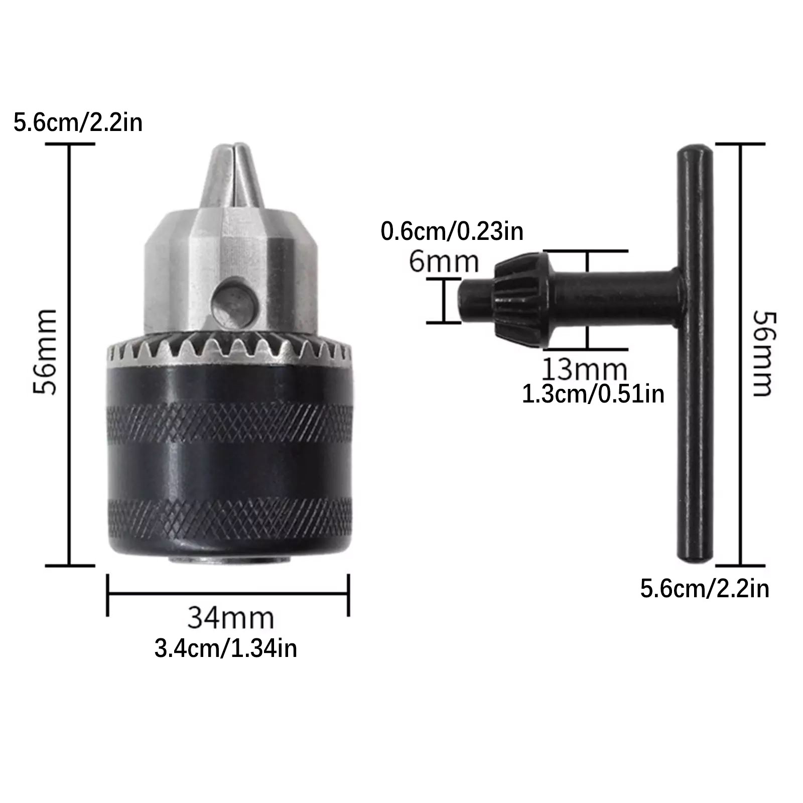 New 1.5-10mm M10 Angle Grinder Electric Drill Chuck Head Adapter Accessories