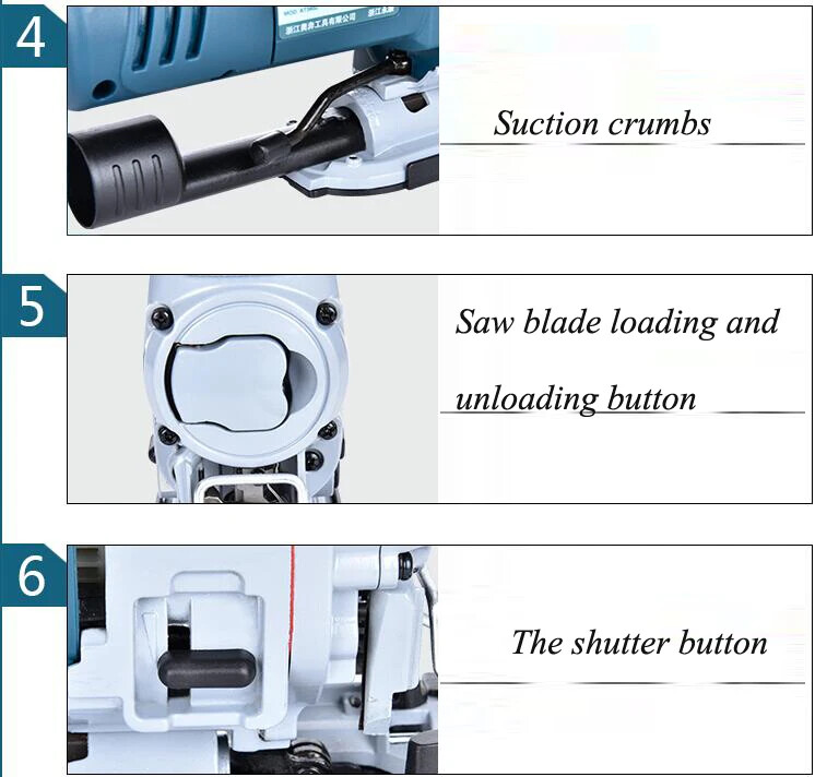 Woodworking Jigsaw Multi-function Chainsaw Handheld Mini Woodworking Cutting