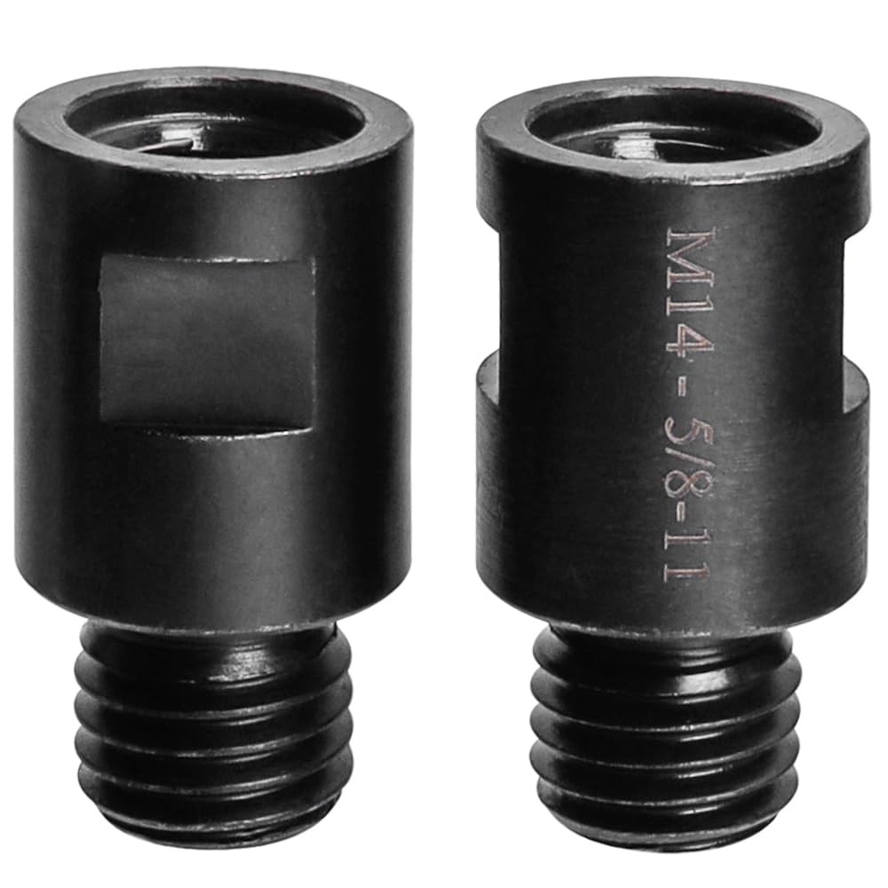 2Pcs M14 to 5/8&Prime;11 Angle Grinder Arbor Adapter, M14 Female to 5/8&Prime;11 Male Thr…