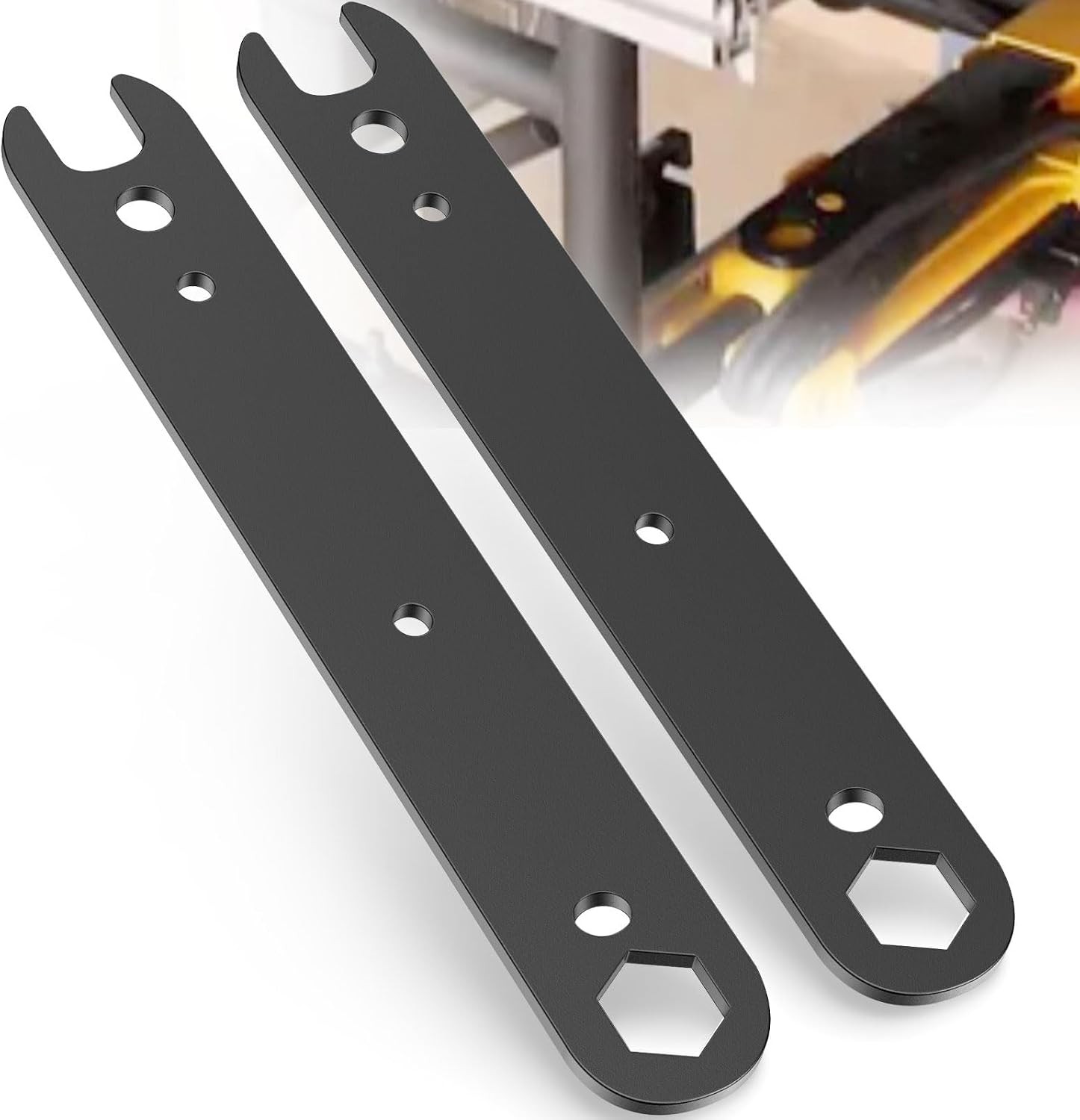 2 Pack Table Saw Wrench N506977 for Dewalt DWE7485 DWE7491RS Black