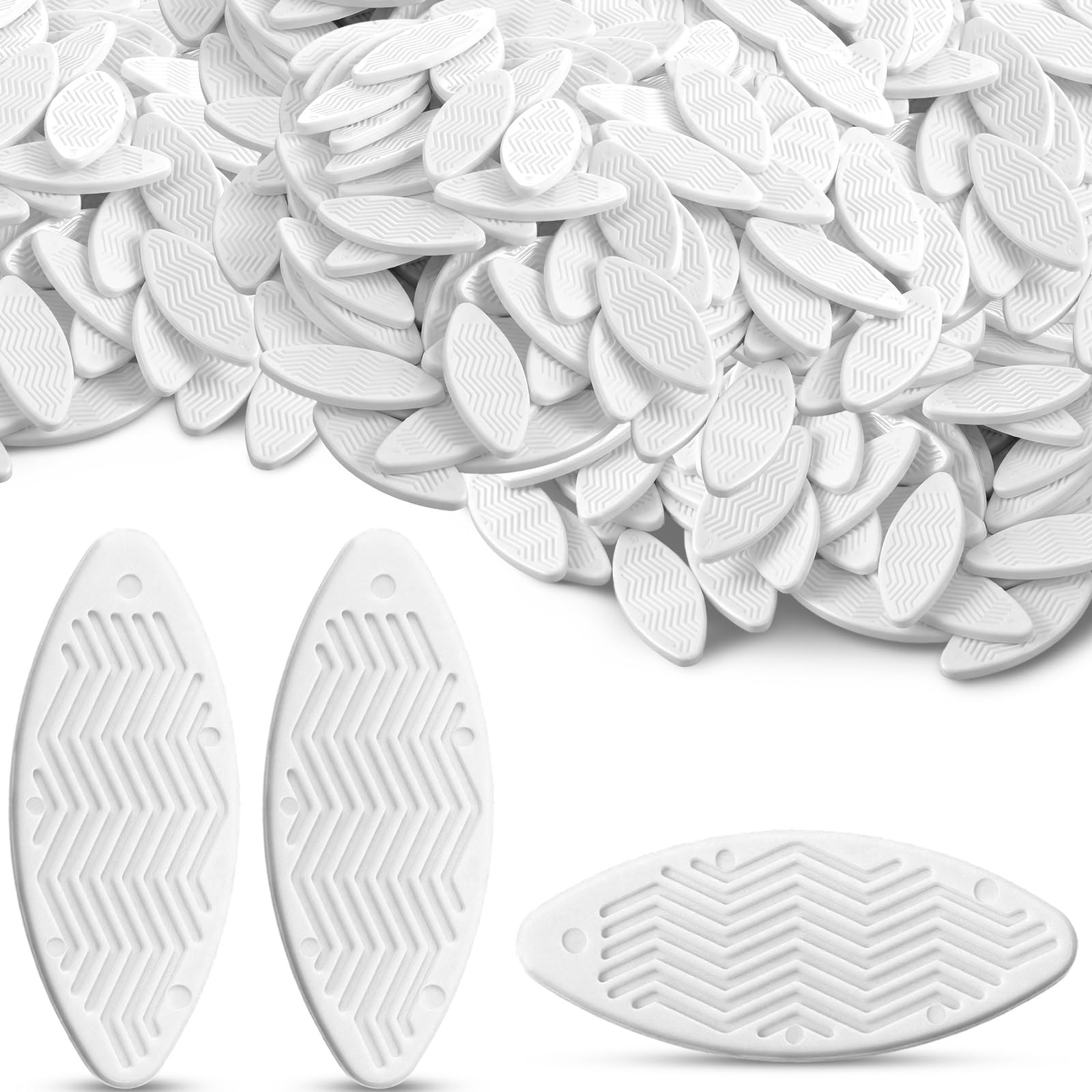 Teenyyou 100 Pcs Pvc Plastic Biscuit Joiner Tool 20 Biscuit Connectors White