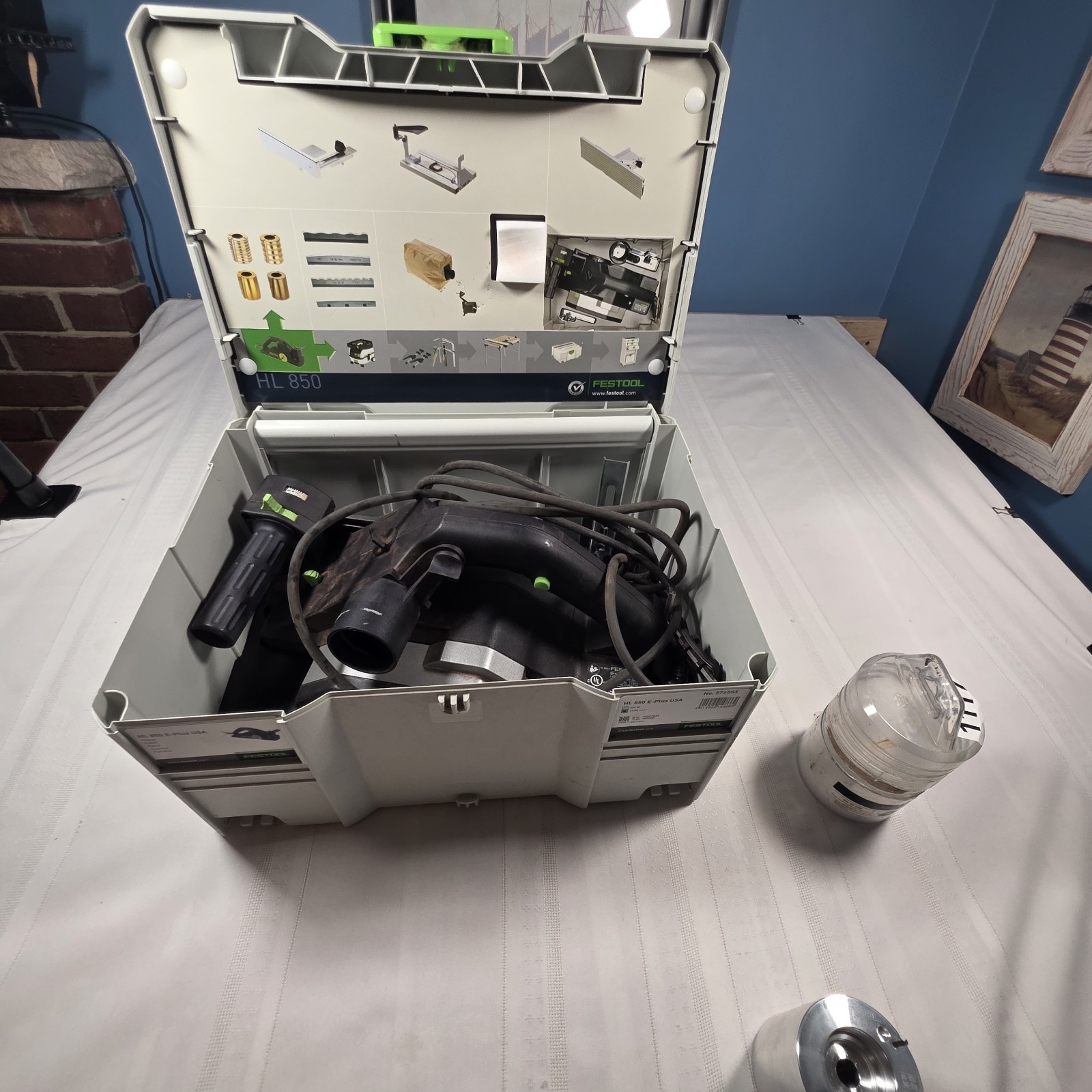 Festool HL 850 E Corded Electric Handheld Planer 110V w/ Systainer Case