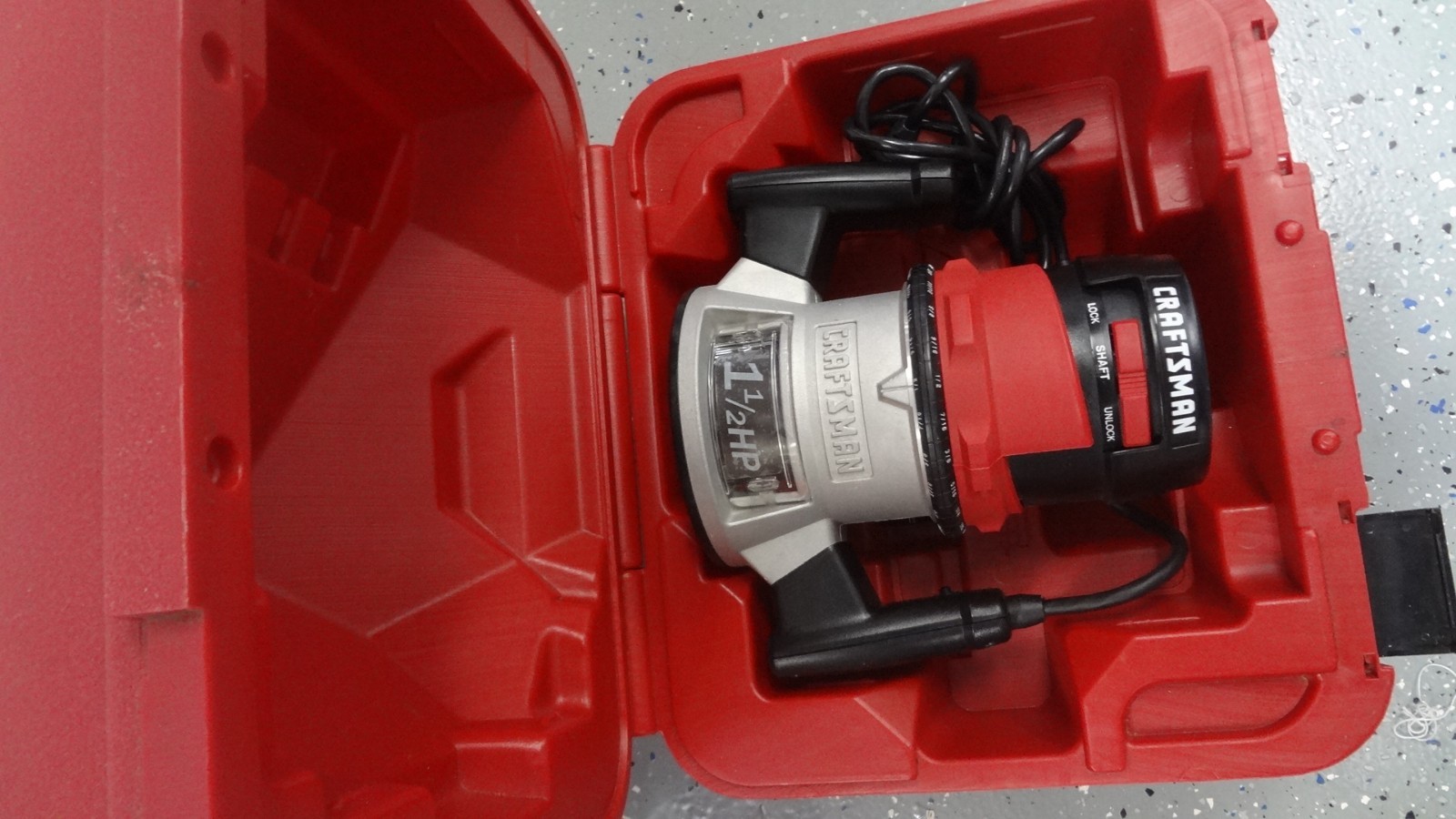 CRAFTSMAN #315.175040 8.A 25,000 RPM 1-1/2 HP 1/4&Prime; ROUTER