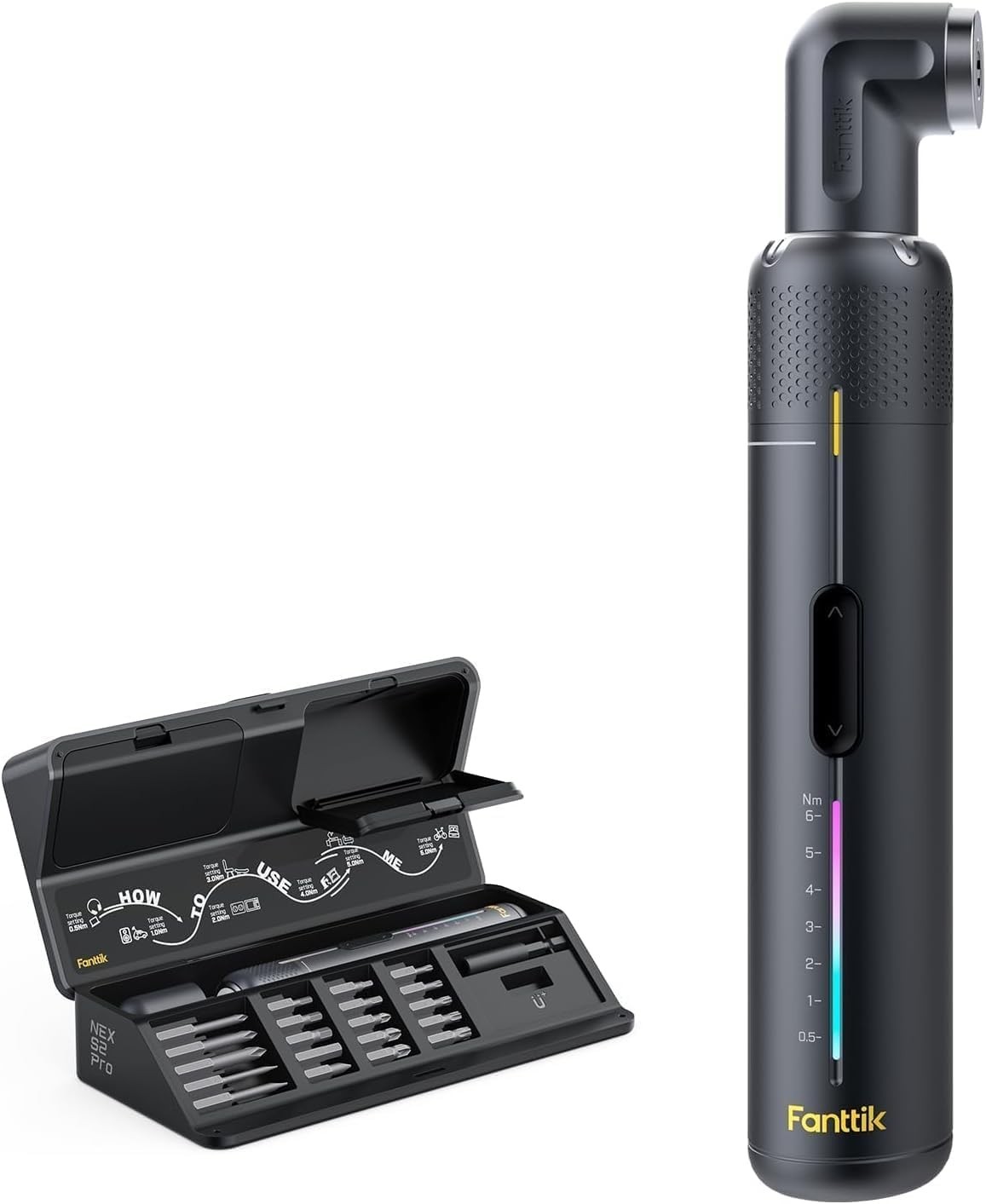 S2 Pro Electric Screwdriver, Cordless Screwdriver Set(Space Grey) | 7 Torque Se