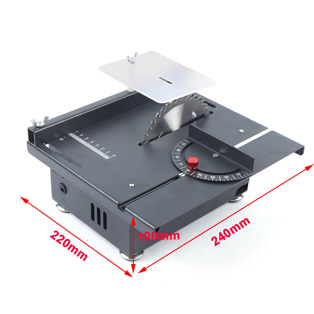 Mini Electric Table Saw Bench Circular Blade Woodworking Cutting Tool Machine