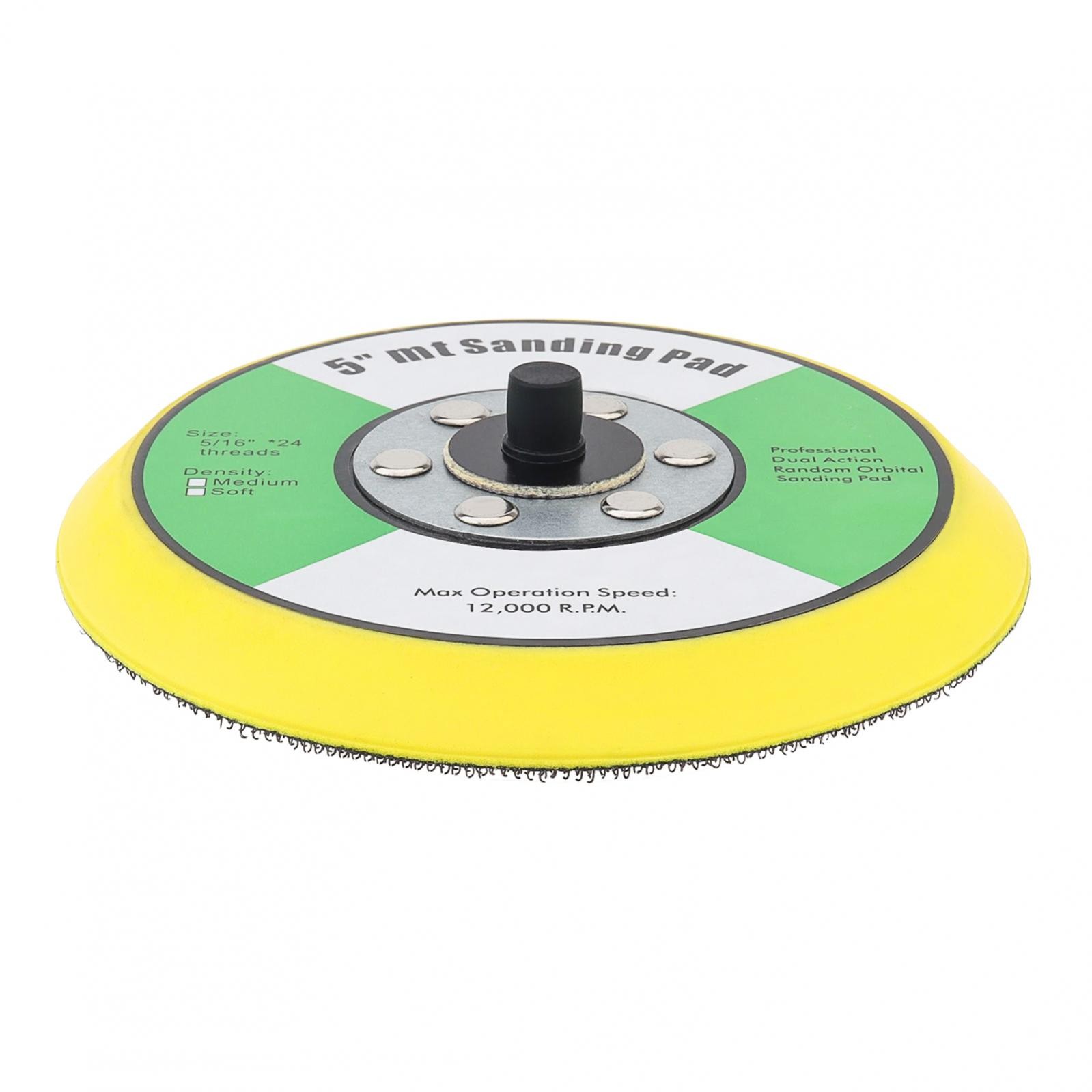 Replacement 5&Prime; Sander Polisher Backing Pad, Dual-Action Random Orbital Sanding