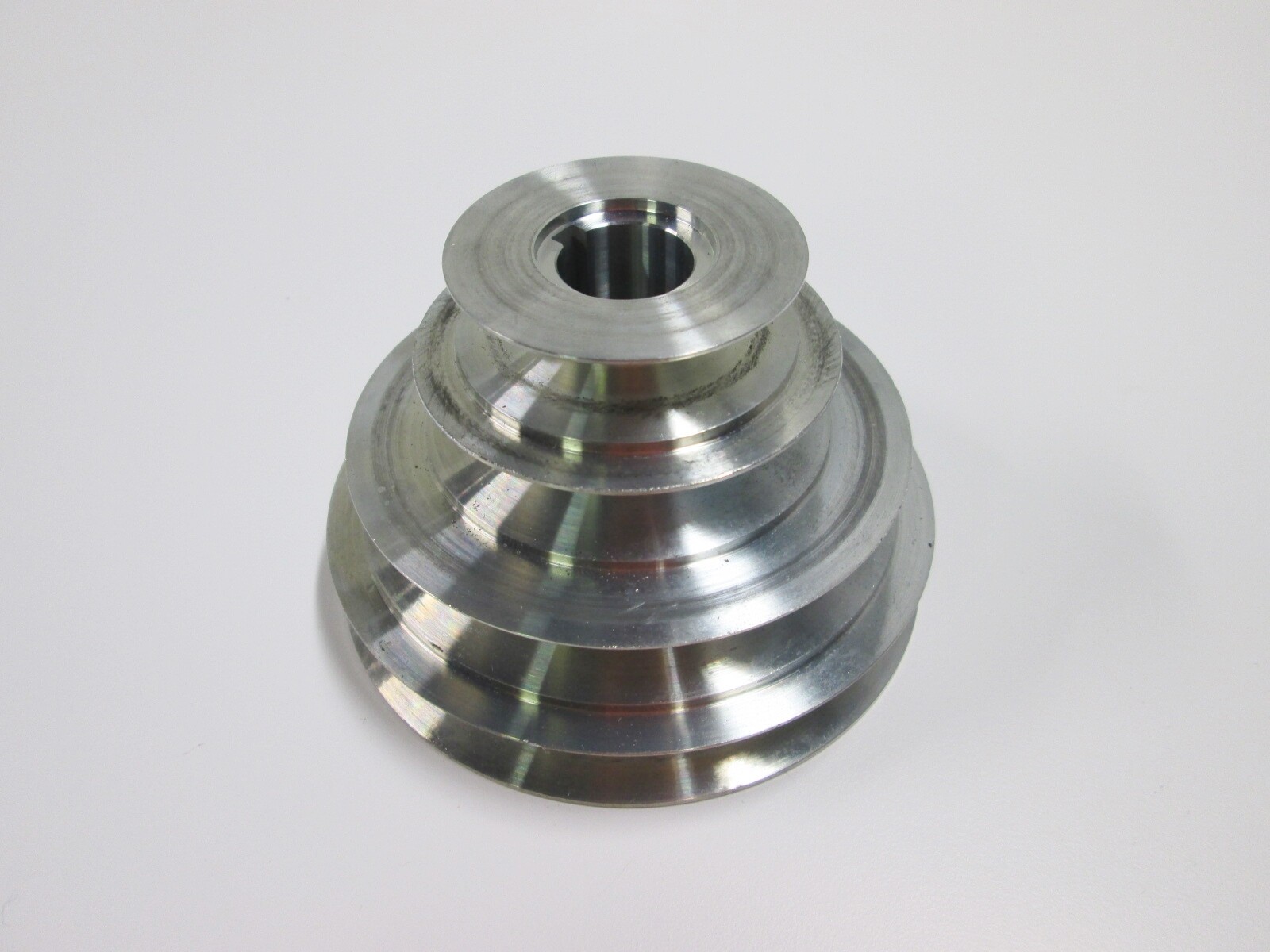 4-Step Cone Pulley 3/4&Prime; Keyed Bore; Replacement for Lathe Drill Press Scroll Saw