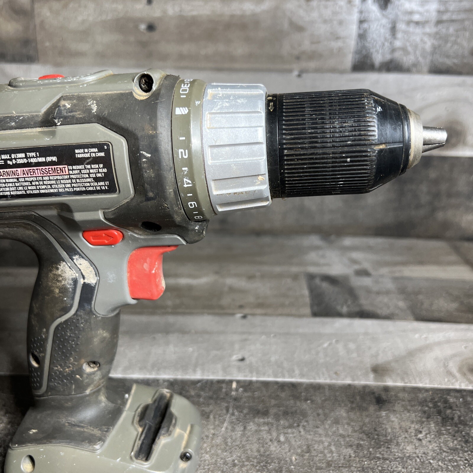 Porter Cable 18V Cordless Drill Driver PC1801D Bare Tool Only NO BATTERY