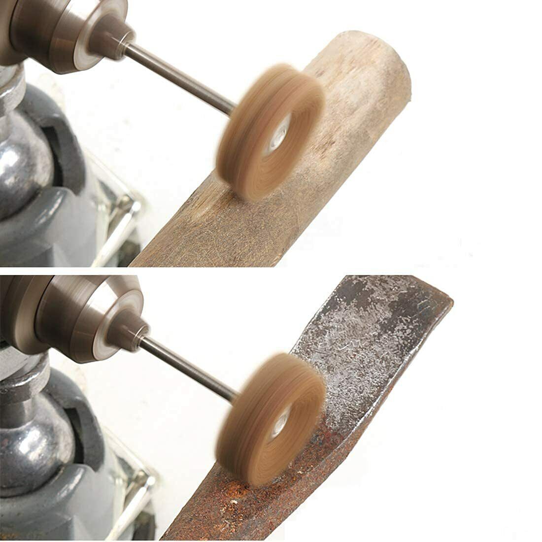 50 Metal Polishing Buffing Wheel Burr Kit Rotary Tool Accessories Set For Dremel