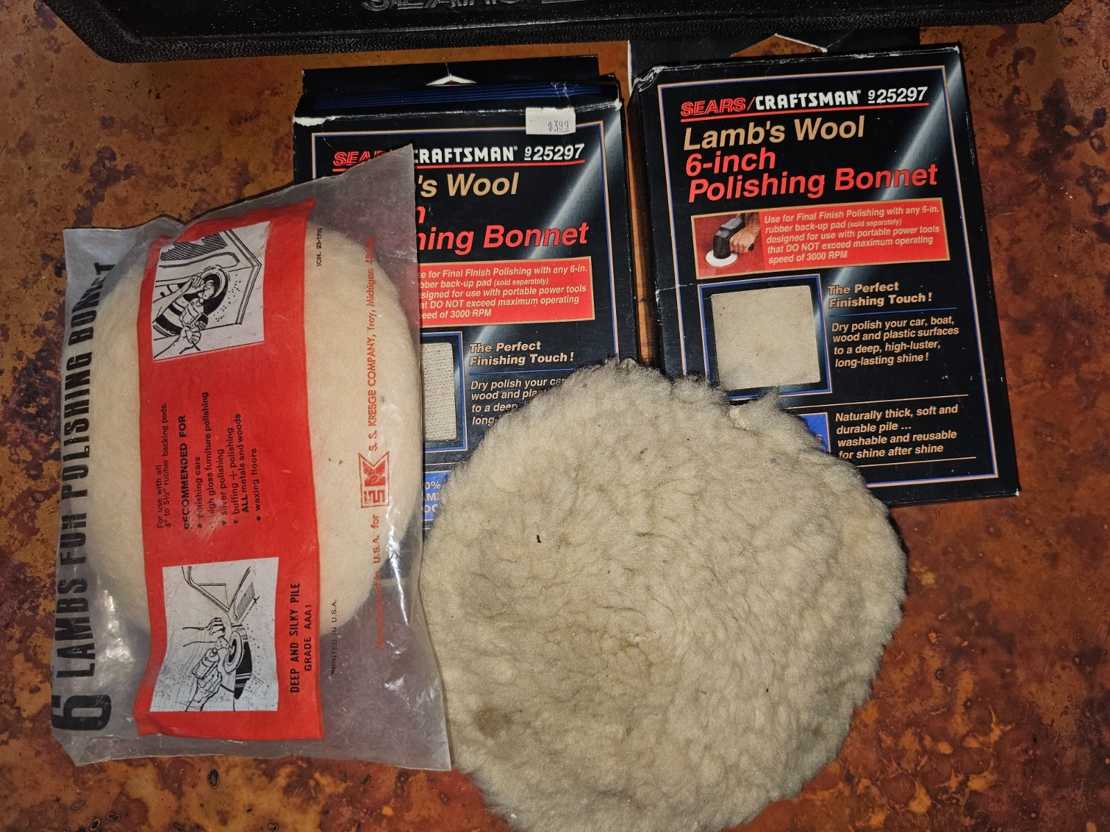 Craftsman Sears 6” Inch Disc Sander Polisher Buffer 3/8 HP