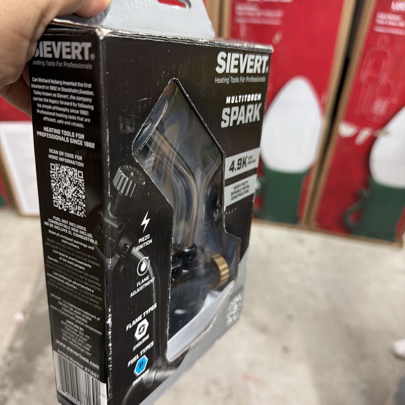 SIEVERT MultiTorch MAPP Spark Burner Tip (Fuel Not Included)
