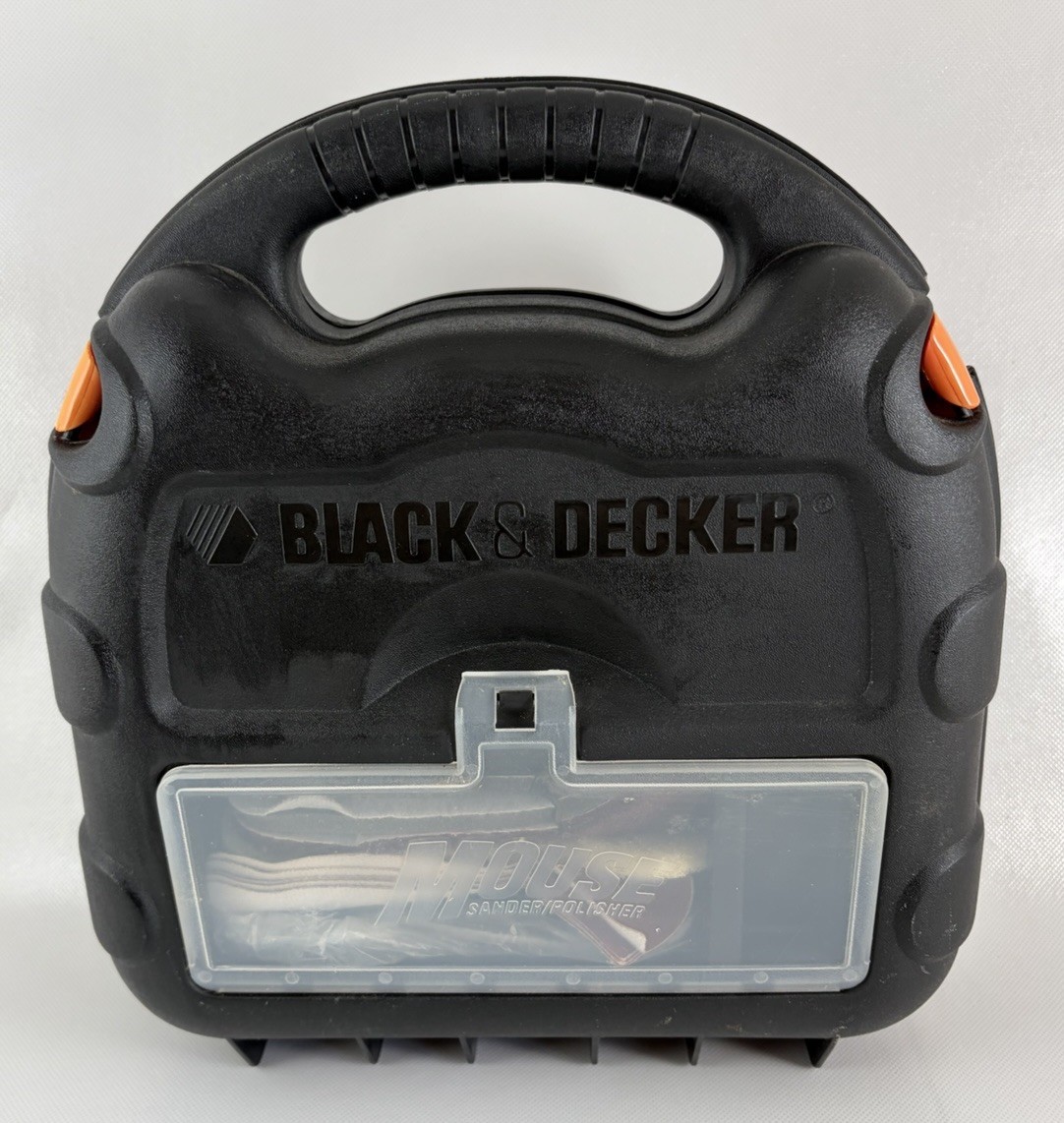 Black & Decker MS500 MOUSE Sander Polisher w/ Case & Accessories Tested