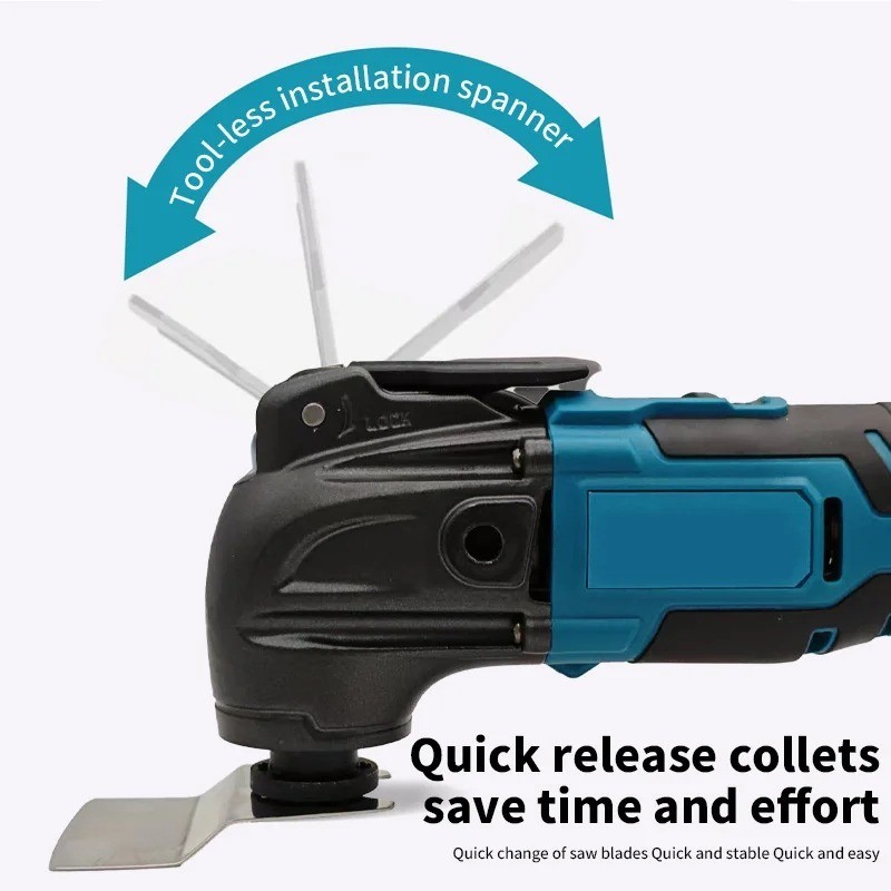 Makita 18V Brushless Quick-Release Oscillating Multi-Tool & Electric Trimmer
