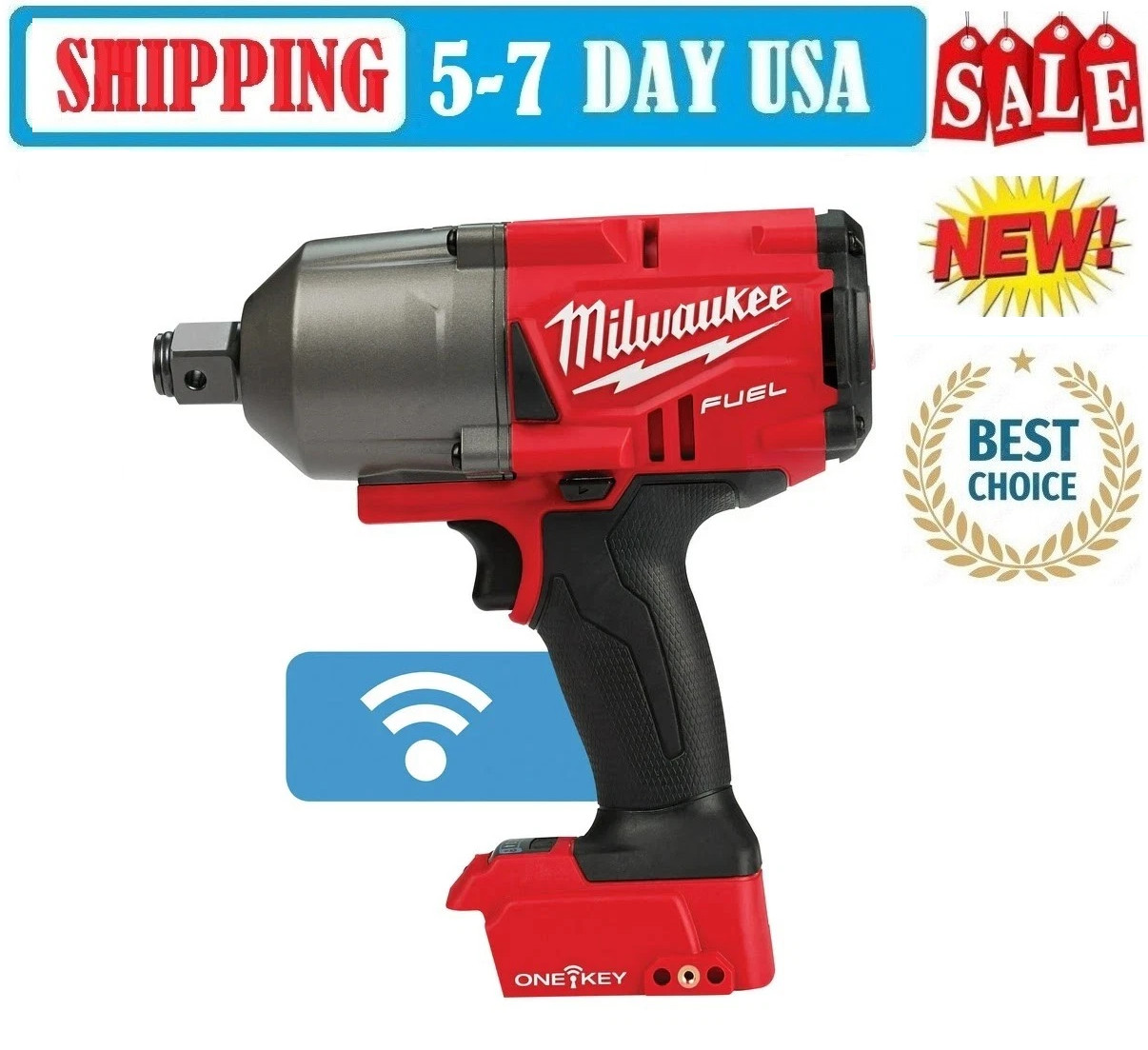Milwaukee M18 FUEL Cordless w/ONE-KEY HTIW 3/4&Prime; Friction Ring Tool Only, 2864-20
