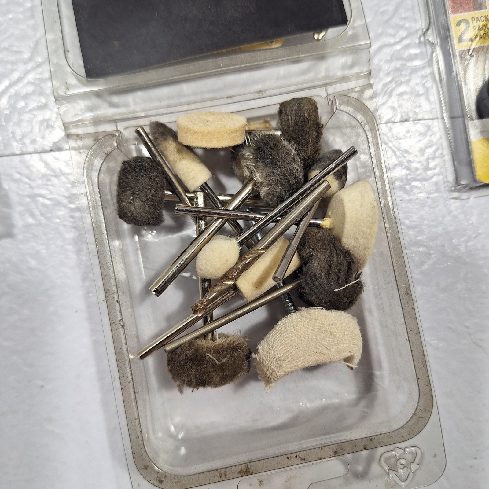 Dremel Cases With Assorted Attachments Files Sanders drill bits etc