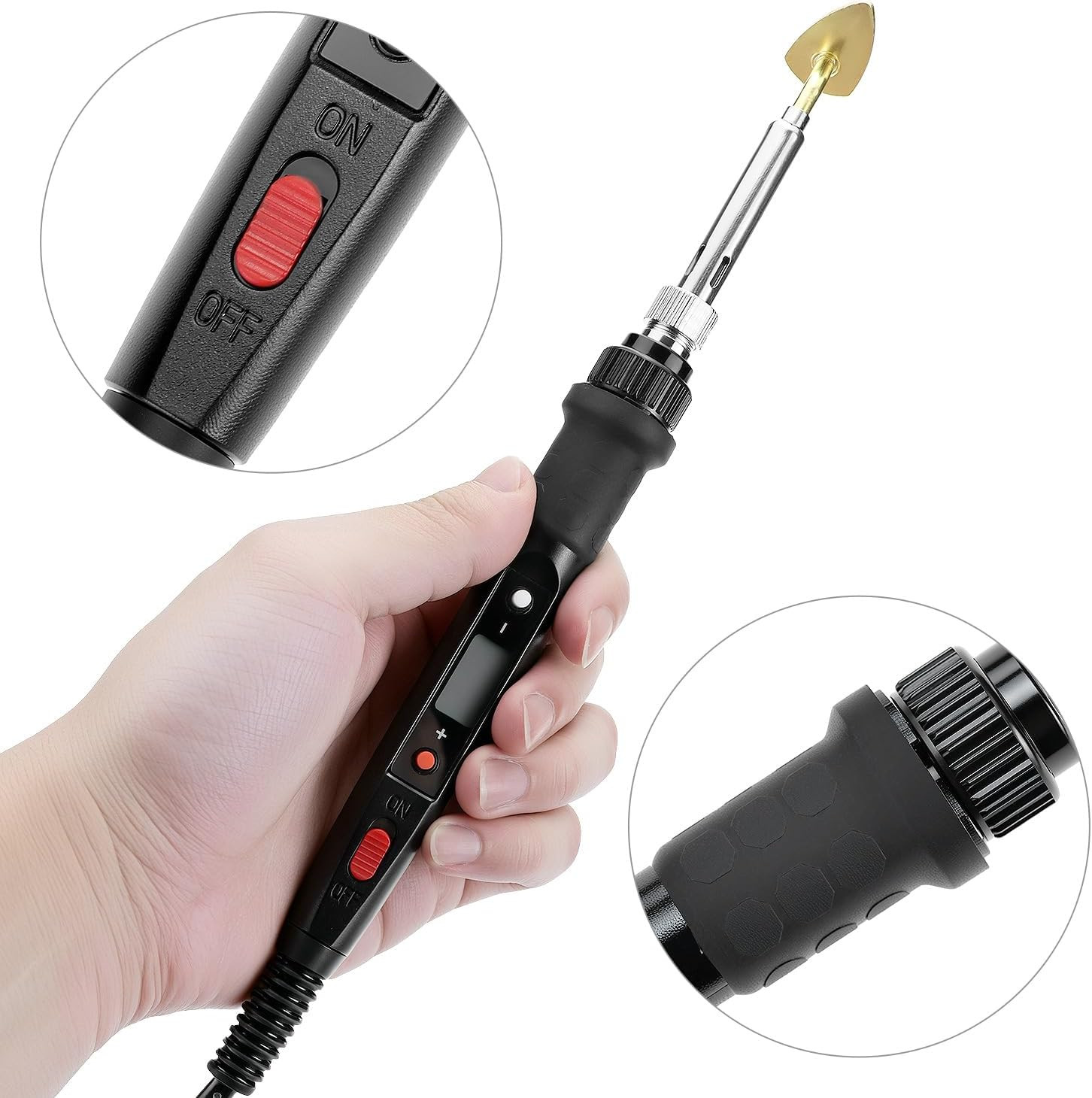 Plastic Welding Kit 80W 110V Adjustable 200-480℃ Repair Tool Set 40 Rods Pro Use