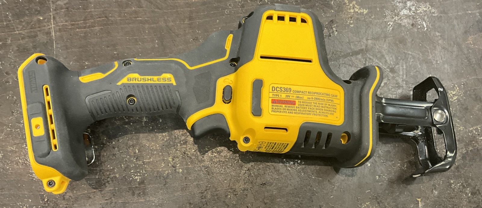 New DEWALT Atomic 20V Cordless Reciprocating Saw (Tool Only) – DCS369B
